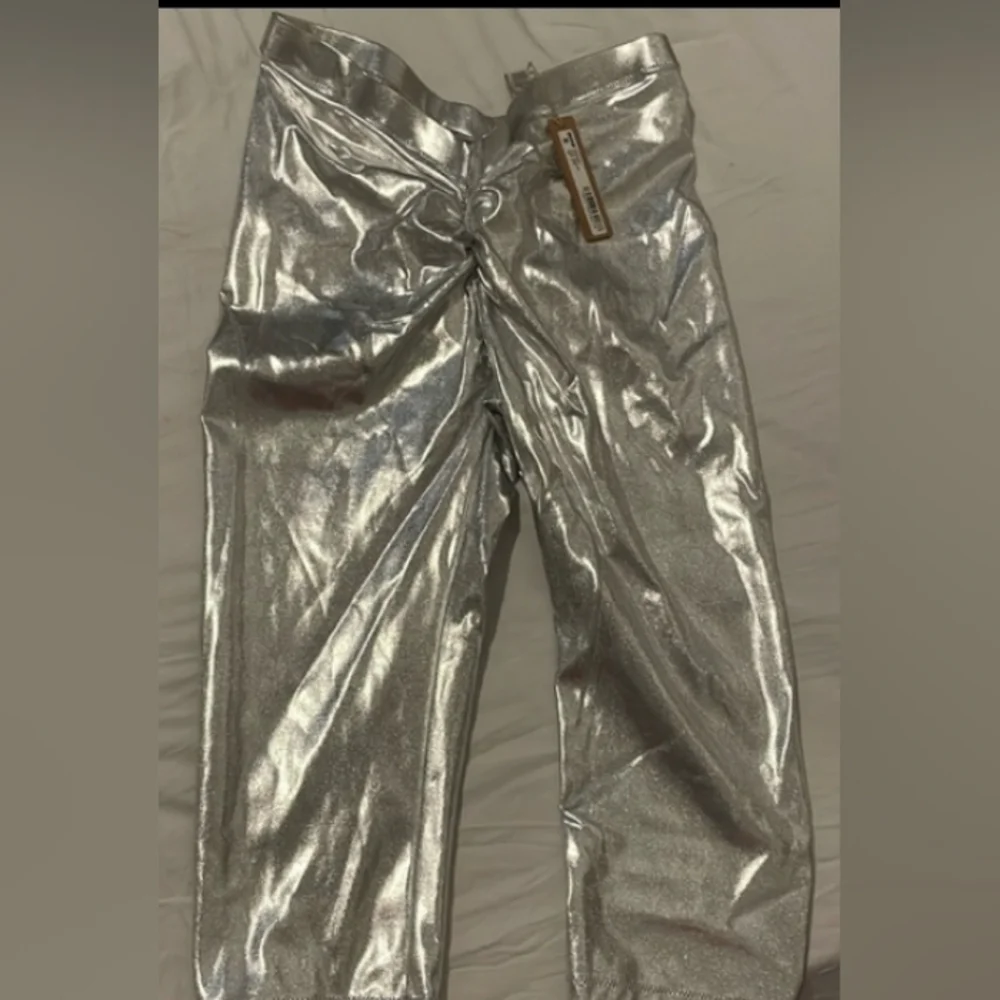 Skims Mettalic swim shorts (nickel)
